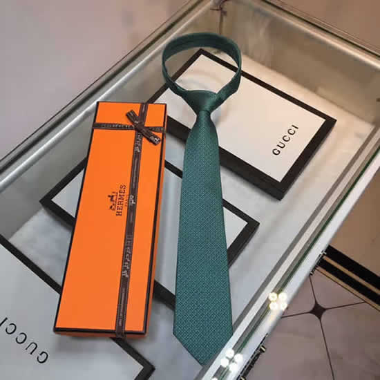 Classic Men Business Luxury Tie Replica Top Quality Hermes Ties 18